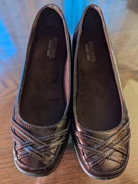 Aerocushion Patent Leather Ballet Flats - Size 9